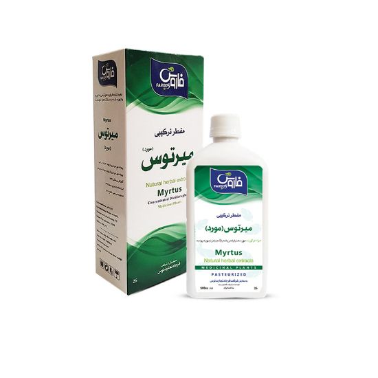 تصویر مورد (مایرتوس) _ عصاره تغلیظ شده. پاستوریزه در حجم 500 سی سی