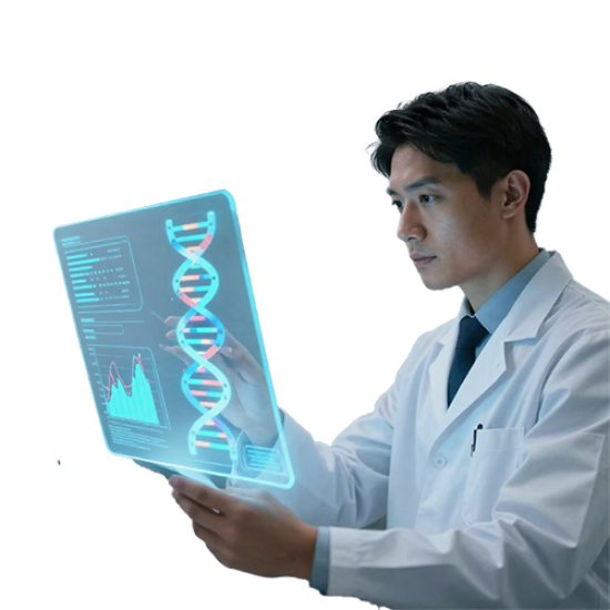 تصویر تحلیل فایل DNA